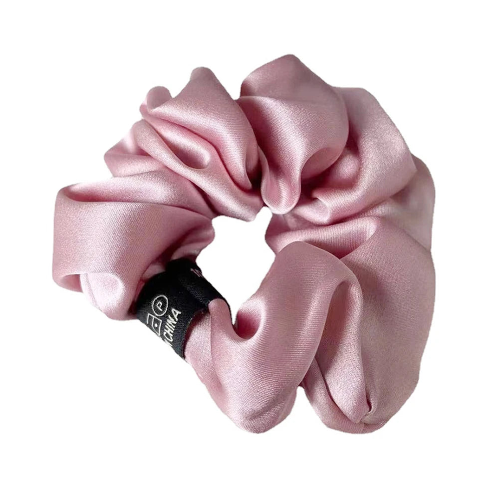 Pink Silk scrunchie