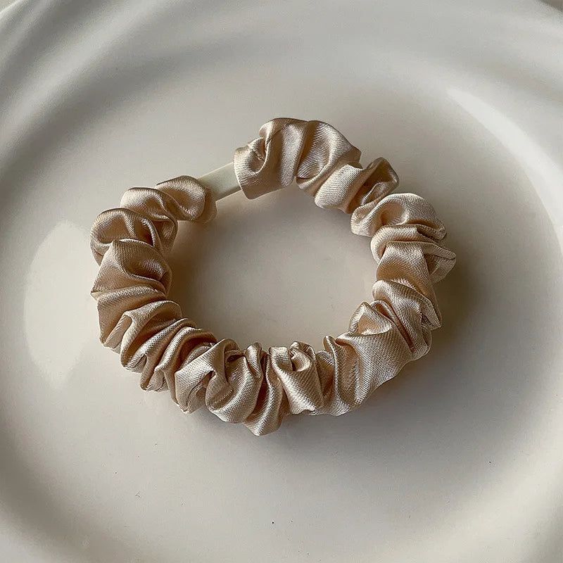 SilkenHold. Skinny Silk Scrunchies