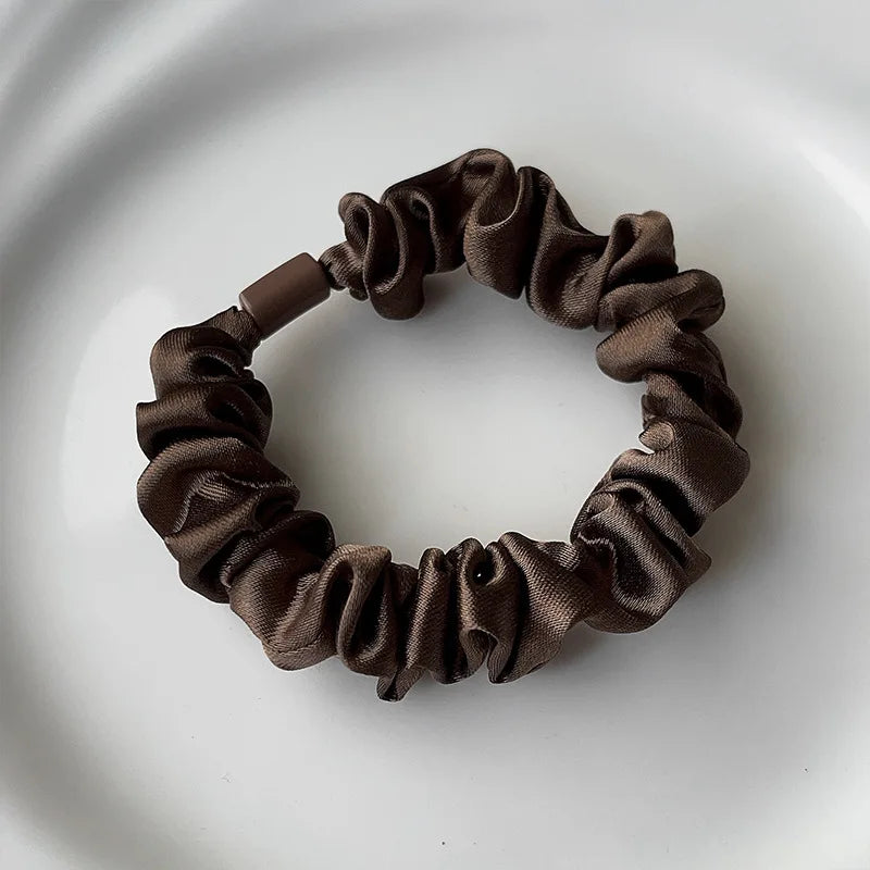 SilkenHold. Skinny Silk Scrunchies